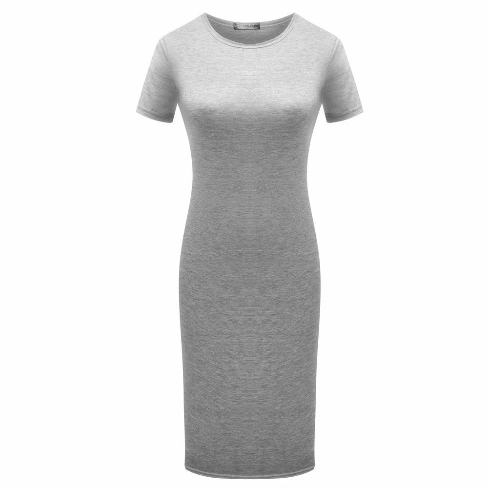 Slim Fit Short Sleeve Dress