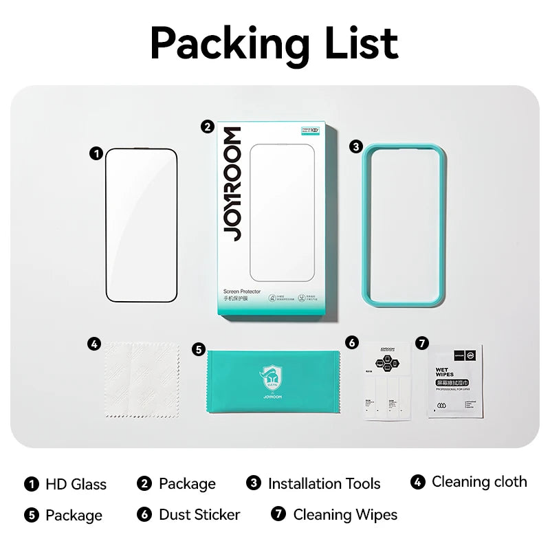 3/2/1PCS HD Glass for Iphone 16 15 Pro Max Screen Protector Full Screen Tempered Glass Protection for Iphone 16 15 Pro