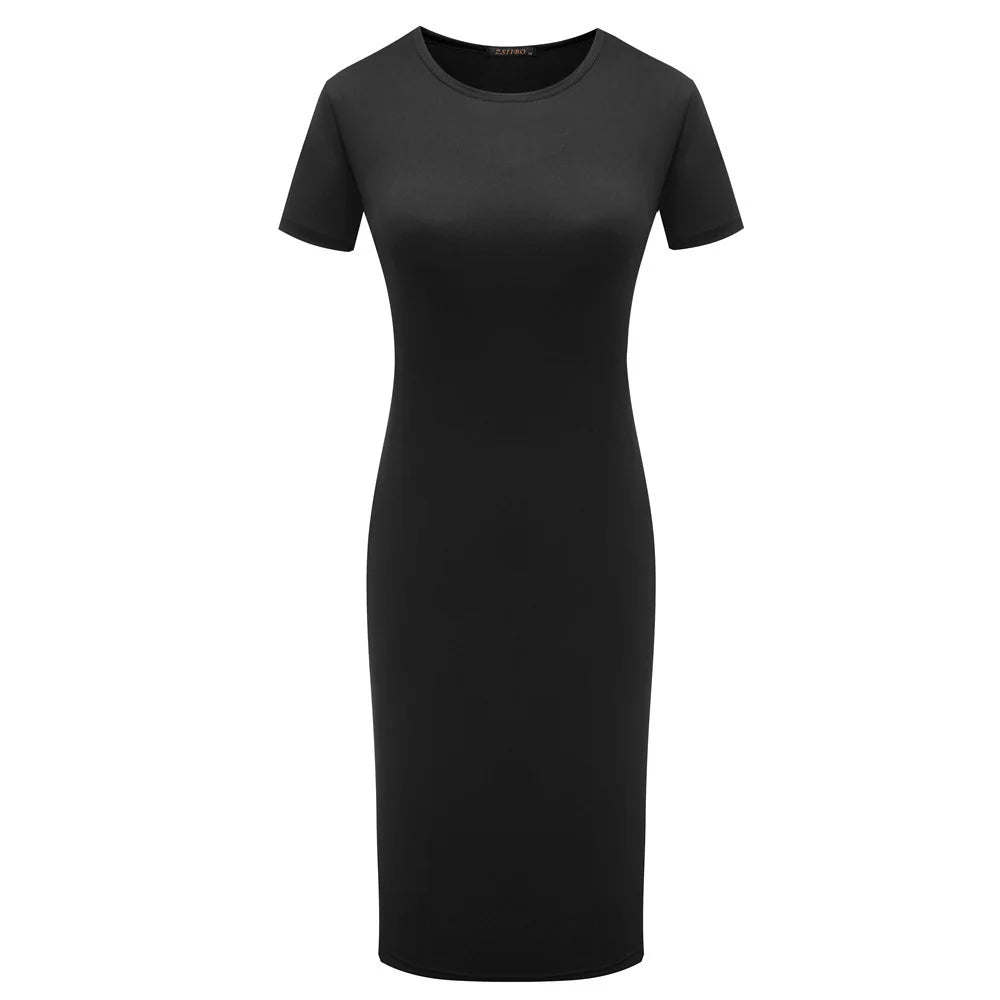 Slim Fit Short Sleeve Dress