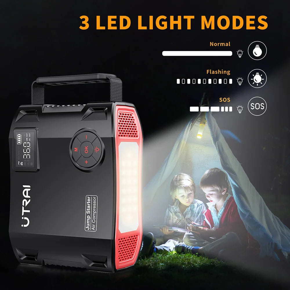 4-in-1 Car Jump Starter - Mega Store USA
