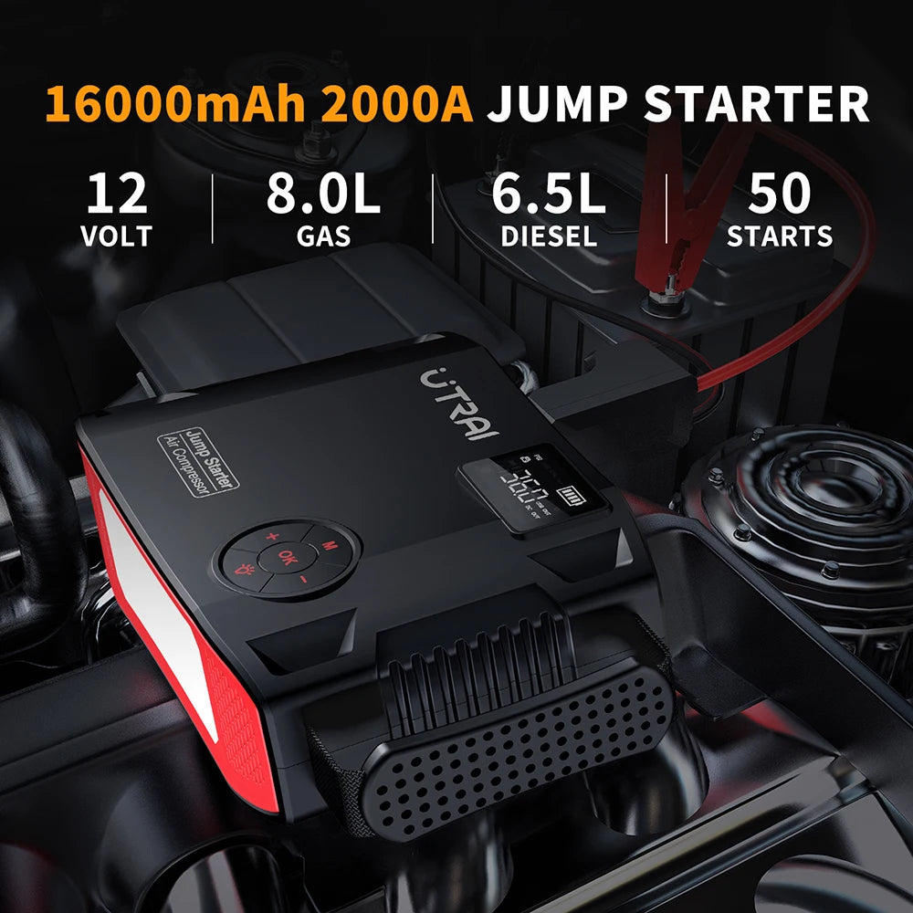 4-in-1 Car Jump Starter - Mega Store USA