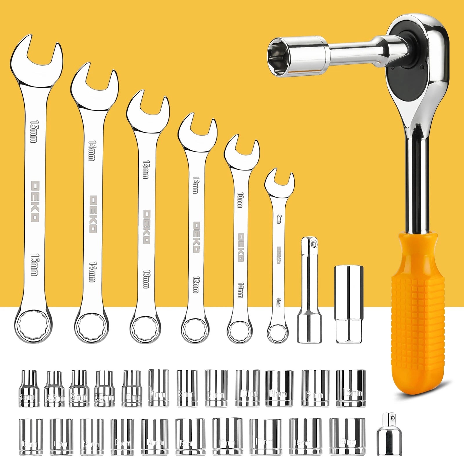 Socket Wrench Tool Kit - Mega Store USA