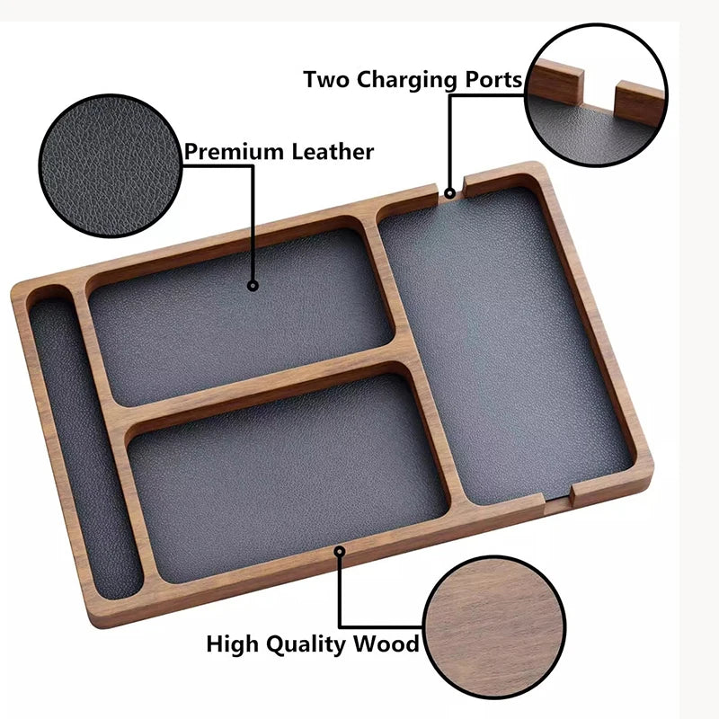 Wooden Desktop Organizer - Mega Store USA